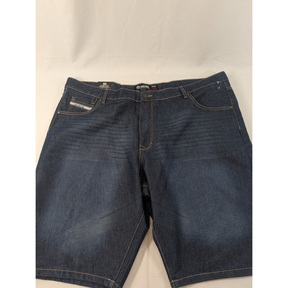 Ecko Unltd. Blue Raw  759 Relaxed‎ 5 Pocket Denim Shorts Size W46 Inseam 12"